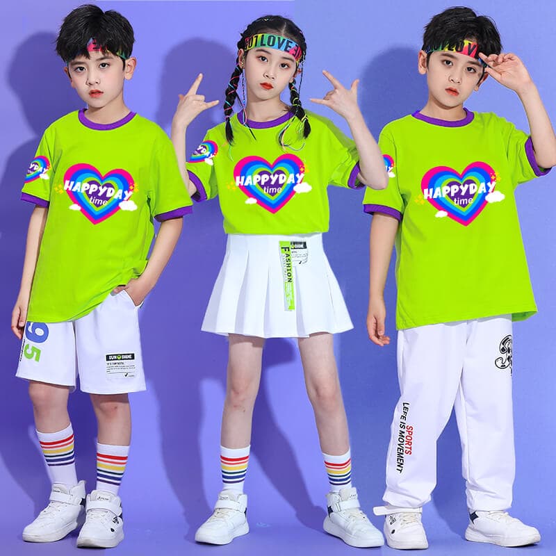 キッズダンス衣装 ハッピーハート セットアップ