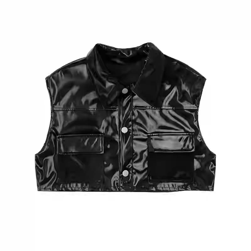 キッズダンス衣装 キッズヒップホップ衣装 黒銀セットアップ