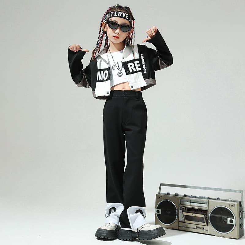 キッズダンス衣装 キッズ ヒップホップ ダンス衣装 上下セット