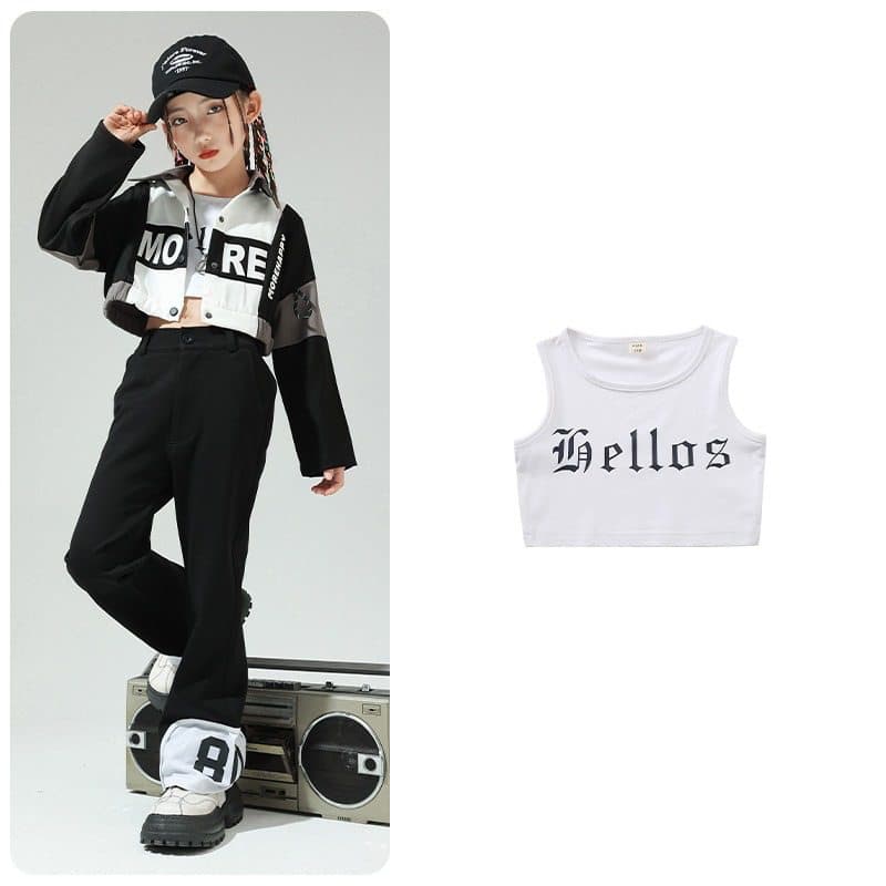 キッズダンス衣装 キッズ ヒップホップ ダンス衣装 上下セット