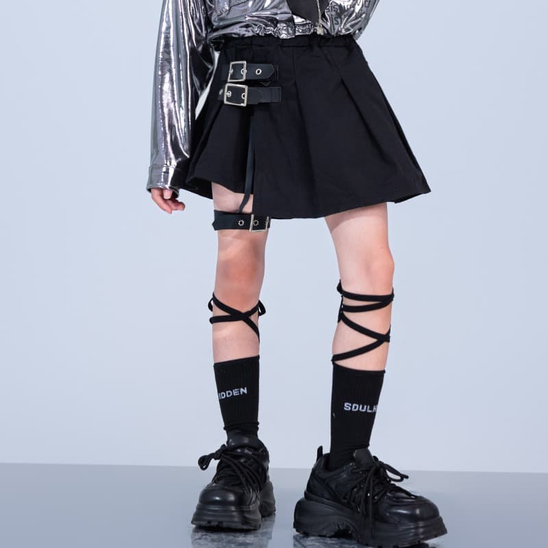 キッズダンス衣装 キッズ メタリックシャツ ダンス衣装 ヒップホップ セットアップ
